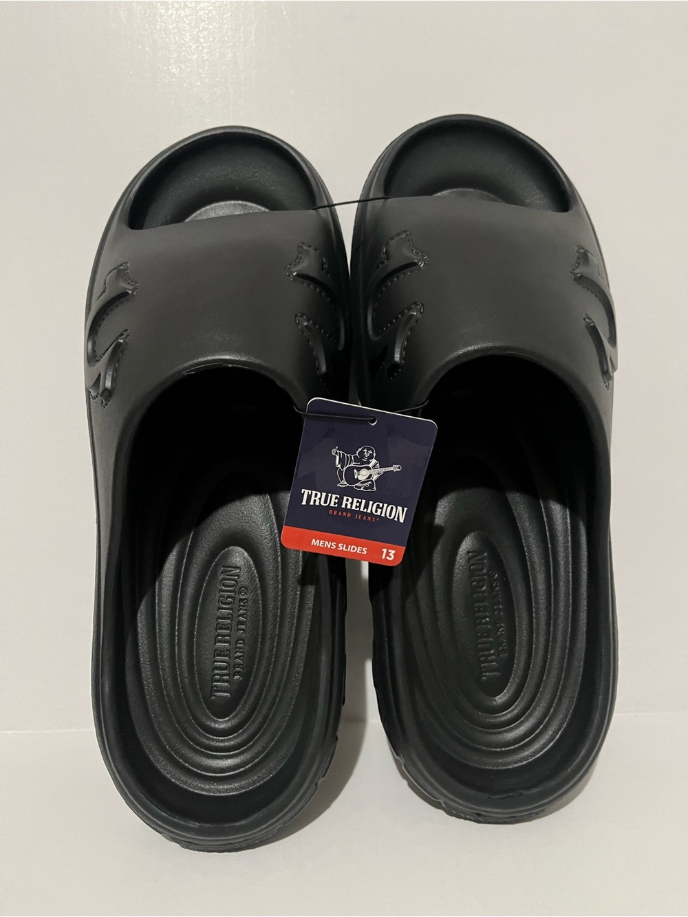 True Religion Tupac Molded Men’s Black Slide Sandals